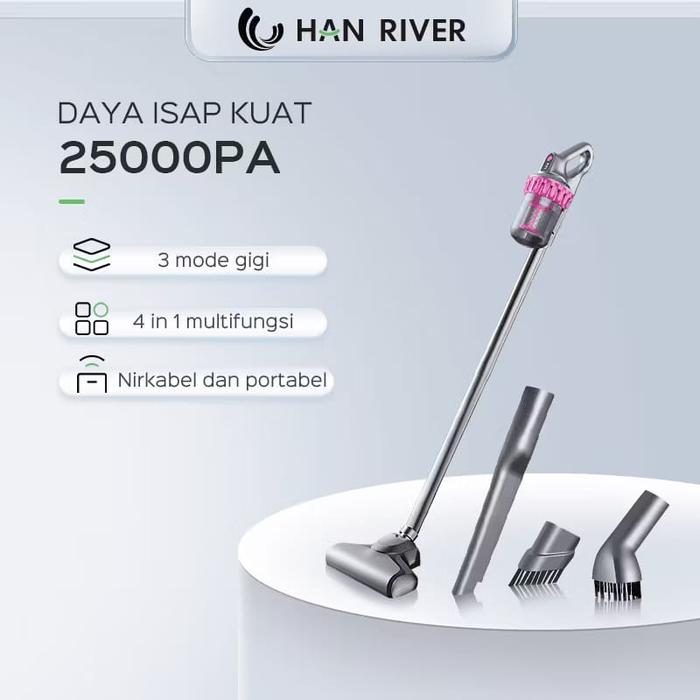 Gambar HAN RIVER Vacum Cleaner Multifungsi 20000Pa Penyedot Debu (HRXCQ03WT) - VACUM 4IN1 dari Coolpad.Health undefined Tokopedia