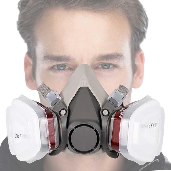 Gambar MASKER GAS RESPIRATOR FULL FACE INDUSTRIAL MASK ANTI DUST CHEMICAL 1PC - Masker Only dari ODY-STORE undefined Tokopedia