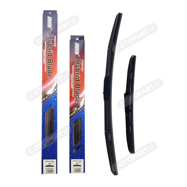 Gambar wiper mobil hybrid rwb (paket isi 2) berkwalitas - 14, 22. dari fatarraid29 undefined Tokopedia