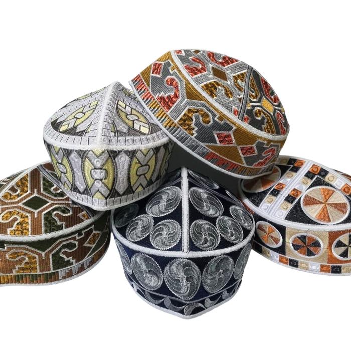 Gambar Peci Kopiah Songkok PAKISTAN PRIMER FULL BORDIR Murah - Motif Random, 9 dari kios MTR undefined Tokopedia