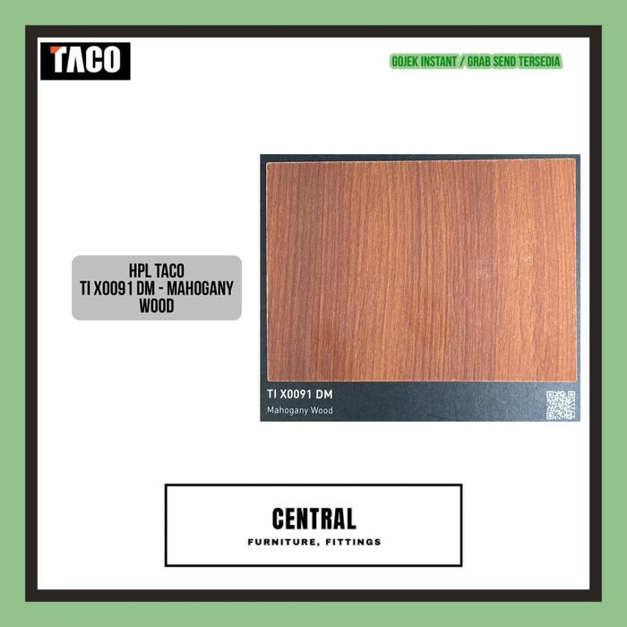 Gambar HPL TACO - TI X0091 DM - Mahogany Wood dari CENTRAL FURNITURE FITTINGS undefined Tokopedia