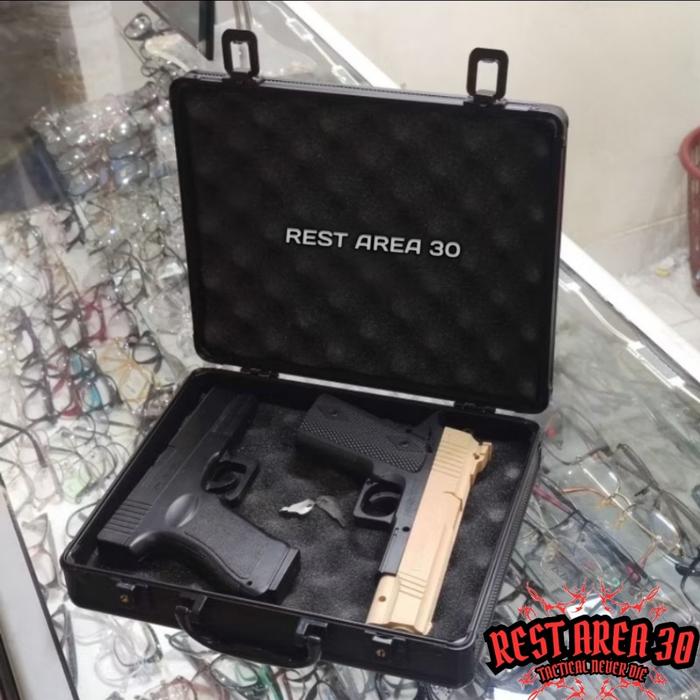 Gambar Hardcase Koper Safety Box Senjata/Handgun Full Black Premium Import dari Rest Area 30 undefined Tokopedia