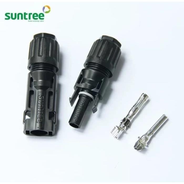 Suntree MC4 30A 50A 1000VDC 1500VDc 4mm 6mm Konektor Solar Panel MC4