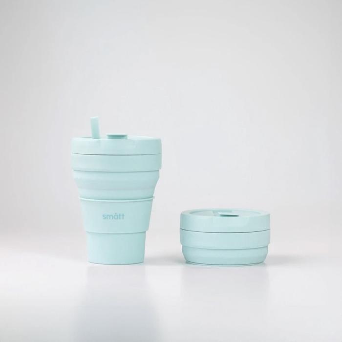Gambar Smatt Double Package - Smatt Foldable Cup 2PCS - Aquamarine, - Lilac dari Smattofficial undefined Tokopedia