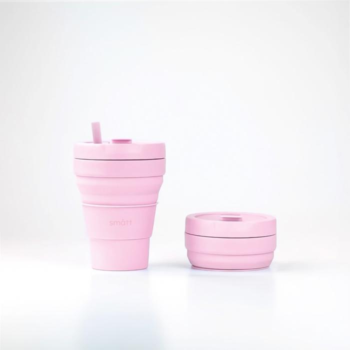 Gambar Smatt Double Package - Smatt Foldable Cup 2PCS - Pink, - Lilac dari Smattofficial undefined Tokopedia
