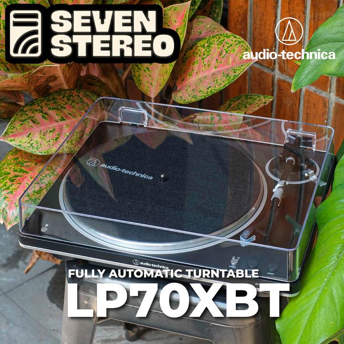 Gambar Audio Technica LP70XBT AT-LP70XBT Fully Automatic Wireless Belt-Drive Turntable - Pemutar Piringan Hitam - Black Silver dari Seven Stereo undefined Tokopedia