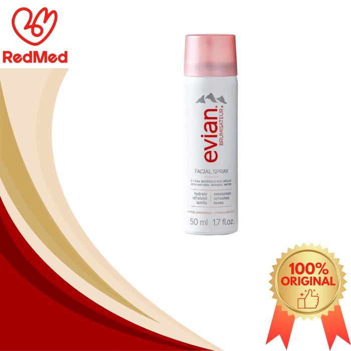 Gambar EVIAN FACIAL SPRAY 50ML, 150ML, 300ML - 50ML dari Redmed Official Store undefined 2 Tokopedia