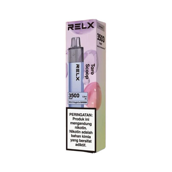 Gambar RELX MagicGo 3500PUFF DISPOSABLE BY RELX - TARO SCOOP dari Popers.id undefined Tokopedia