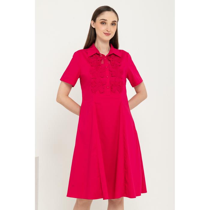 Gambar *Ready Stok* SISTER'S - Dress Katun Y8592 (ZE) - Pink Fusia, M dari Sisters Fashion Group undefined Tokopedia
