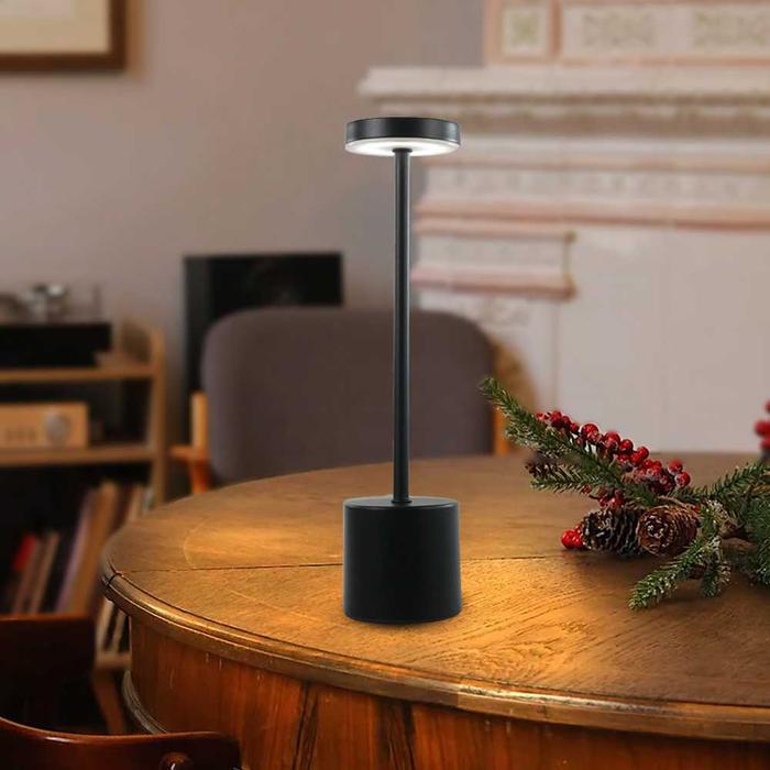 Gambar Lampu Meja Hias LED Desk Table Lamp Light Restoran - Hitam dari Wollmart Light Center undefined Tokopedia