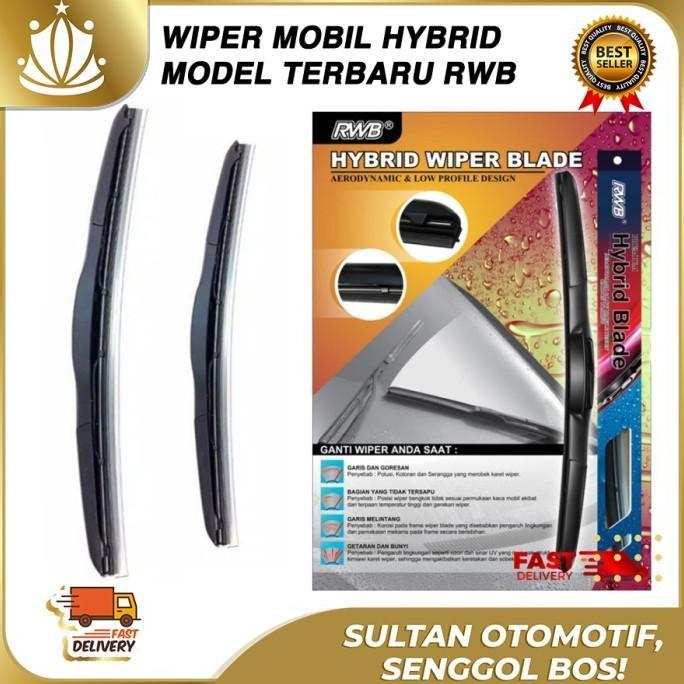 Gambar wiper mobil rwb hybrid blade premium 14" 16" 18" 20" 21" 22" 24" 26" promo - 18 dari fatarraid29 undefined Tokopedia