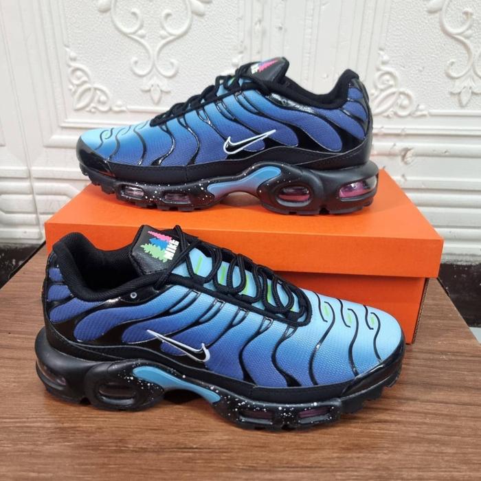 Sepatu Nike TN Blue Black 100% Original BNIB Biru, 43 di A3h  Tokopedia