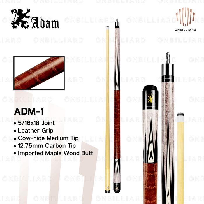 Gambar ADAM II V2 Cue Stick Billiard Lokasi Play Stik Billiar Biliard Bilyar Bilyard - Adm - 1  dari ONbilliard undefined Tokopedia