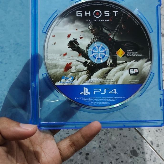 Jual NEW BD Kaset PS4 Ghost of Tsushima Game CD PS Bekas Second