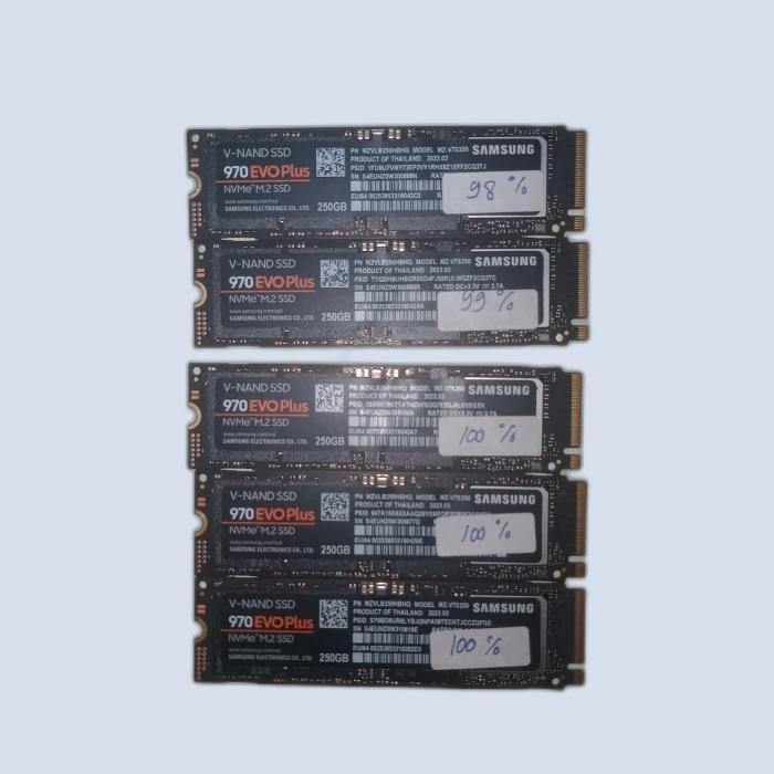 SSD NVME SAMSUNG 970 EVO PLUS 2TB 1TB 500GB 250GB M2 2280 PCIE gen3 x4  500gb, 100%