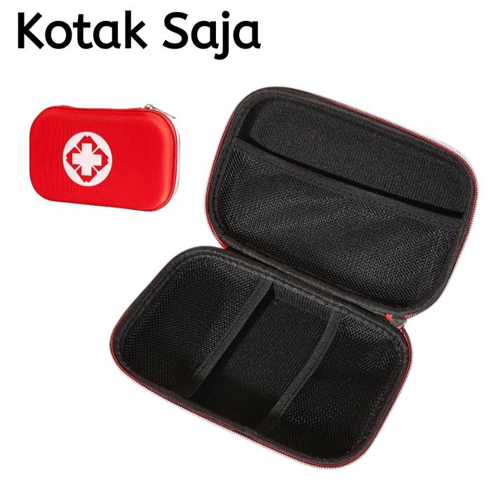Gambar kotak p3k emergency first aid kit box camping mobil lengkap isi - Kotak Saja dari Makadam Adventure undefined Tokopedia