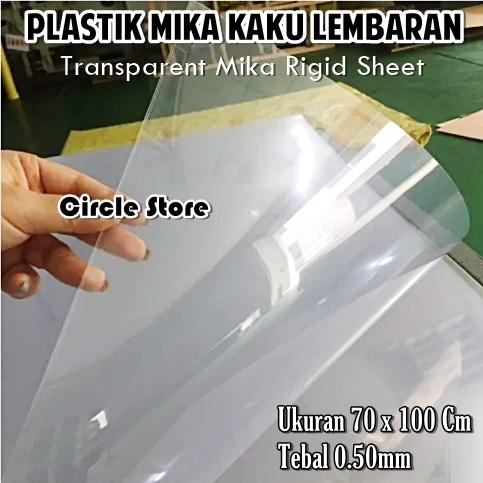 Gambar Plastik Mika PVC Frosted Kaku Sampul Agenda 70cm x 100cm Tebal 0.5mm - Trans Polos - Trans Garis dari Circle Store Official undefined 2 Tokopedia
