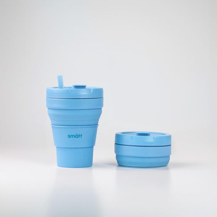 Gambar Smatt Double Package - Smatt Foldable Cup 2PCS - Azure, - Denim dari Smattofficial undefined Tokopedia