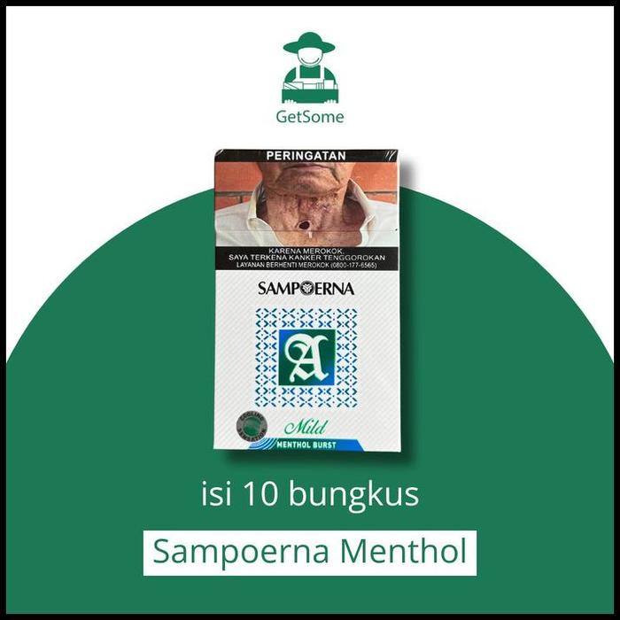 Jual Termurah Sampoerna Mild Menthol Burst 16 ( 1 Slop