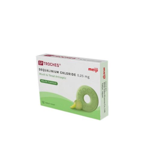 Gambar SP Troches Meiji 1 Box Isi 12 Tablet Hisap / Obat Radang Sakit Tenggorokan - Melon dari Gudang Semboja undefined Tokopedia