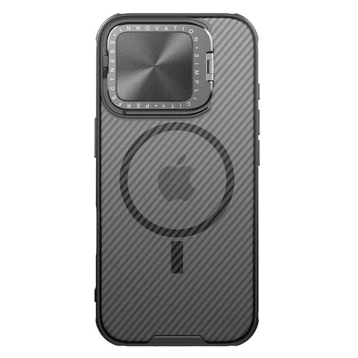 Gambar Case iPhone 16 Pro / 16 Pro Max Nillkin CamShield Prop Magnetic MagSafe Camera Cover Casing - Clear Black, 16 Pro Max dari Unocron Store undefined Tokopedia