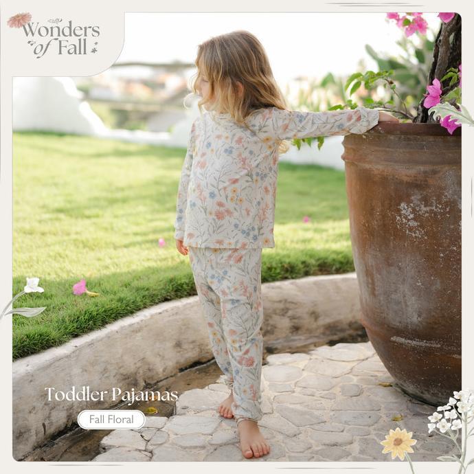 Gambar Toddler Pajamas - Wonders of Fall - Tencel - Cosoco Kids - Fall Floral, 1-2Y dari LEGOZ STORE undefined Tokopedia