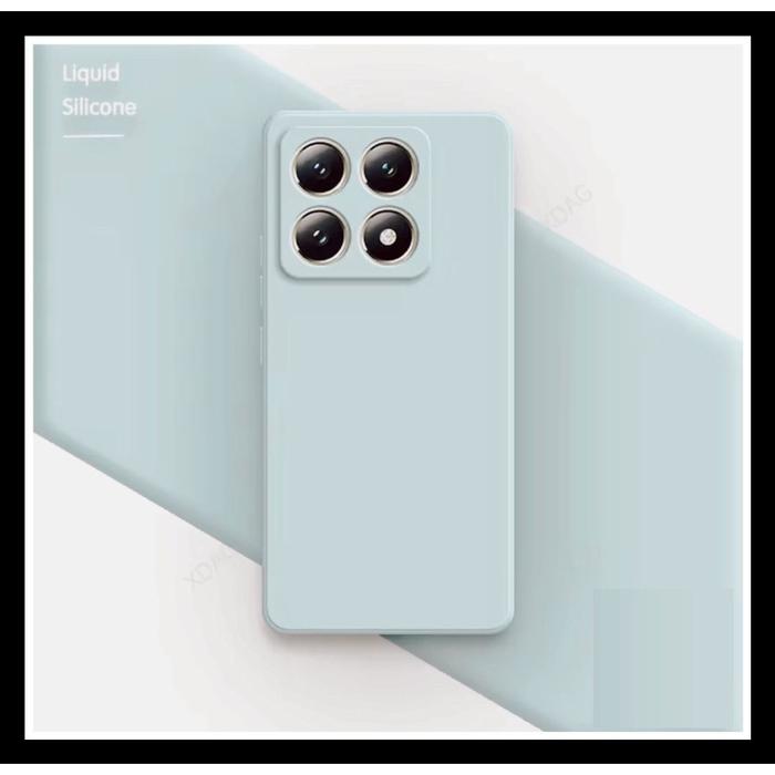 Gambar Xiaomi 14T / Mi 14T Pro 5G Silicone Liquid Rubber Original Casing Soft Case Cover Silikon Microfiber - BIRU MUDA., XIAOMI 14T PRO dari Case Thebest undefined Tokopedia