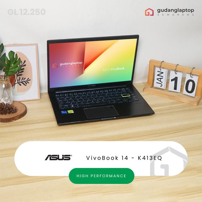 Asus Vivobook 14 K413eq Intel Core I7-1165g7 8512 Nvidia Mx350 14 Inch  Fhd Ips Fingerprint Backlight Gl12250
