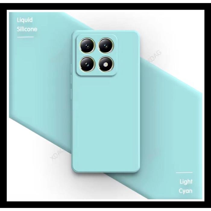 Gambar Xiaomi 14T / Mi 14T Pro 5G Silicone Liquid Rubber Original Casing Soft Case Cover Silikon Microfiber - HIJAU TOSKA., XIAOMI 14T PRO dari Case Thebest undefined Tokopedia