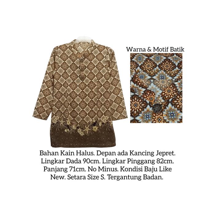 Gambar Atasan Batik Wanita Lokal Lengan Panjang Vol.1 # Bagus / Sangat Bagus - Batik 03 dari SerbaAneka_NEW undefined Tokopedia