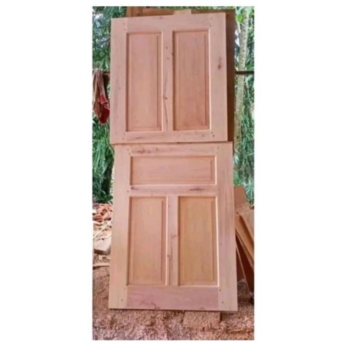 Gambar Ready gan Redy Stok Pintu+Kusen Dapur Belah Dua Kayu Mahoni ** - Daun Pintu Saja dari CV.SINAR SPARTANS undefined 4 Tokopedia