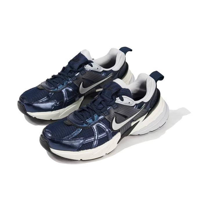 Jual Sneaker Nike V2K Run Obsidian Thunder Blue Wolf Grey Original