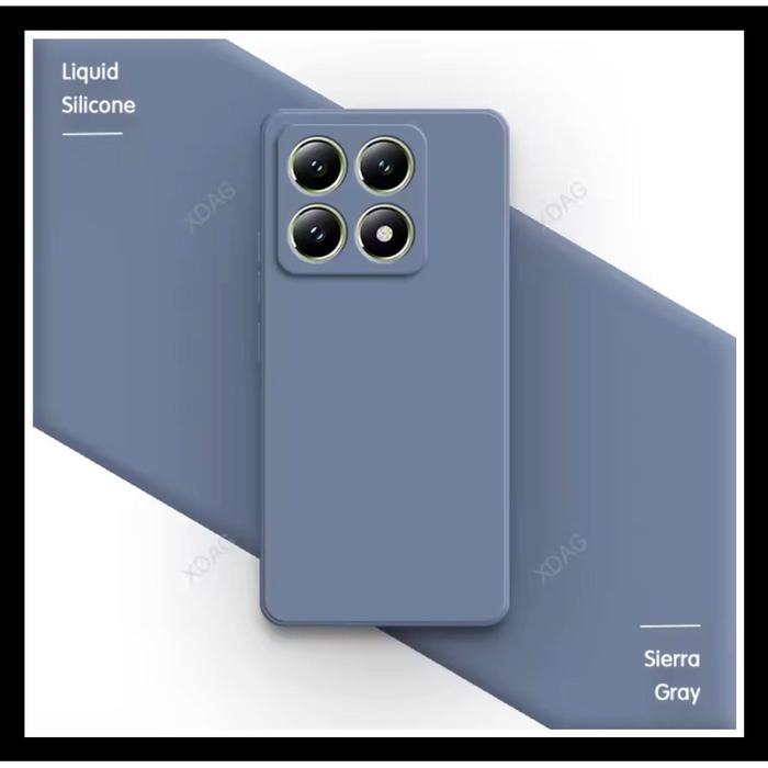 Gambar Xiaomi 14T / Mi 14T Pro 5G Silicone Liquid Rubber Original Casing Soft Case Cover Silikon Microfiber - GREY., XIAOMI 14T PRO dari Case Thebest undefined Tokopedia