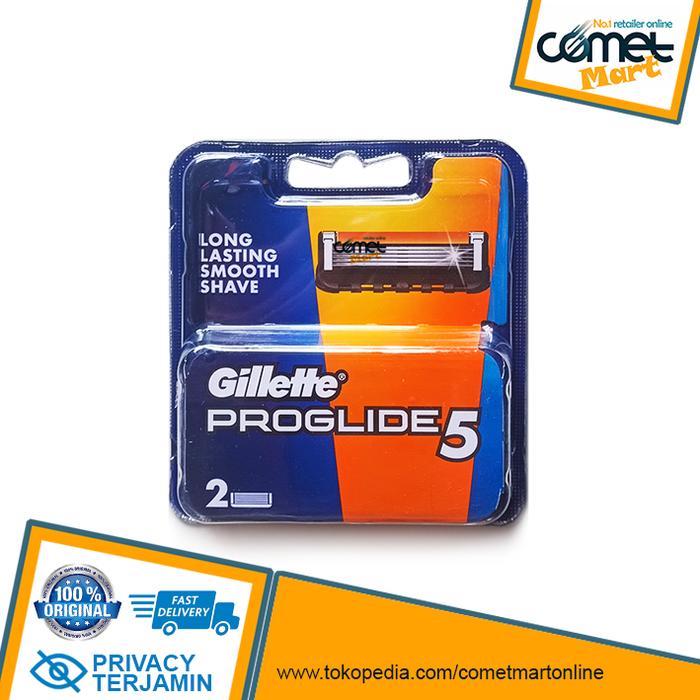 Gambar GILLETTE FUSION 5 PROGLIDE REFILL. Gillete Isi Ulang 2 pcs / 4 pcs - 2 pcs dari COMETMART undefined Tokopedia