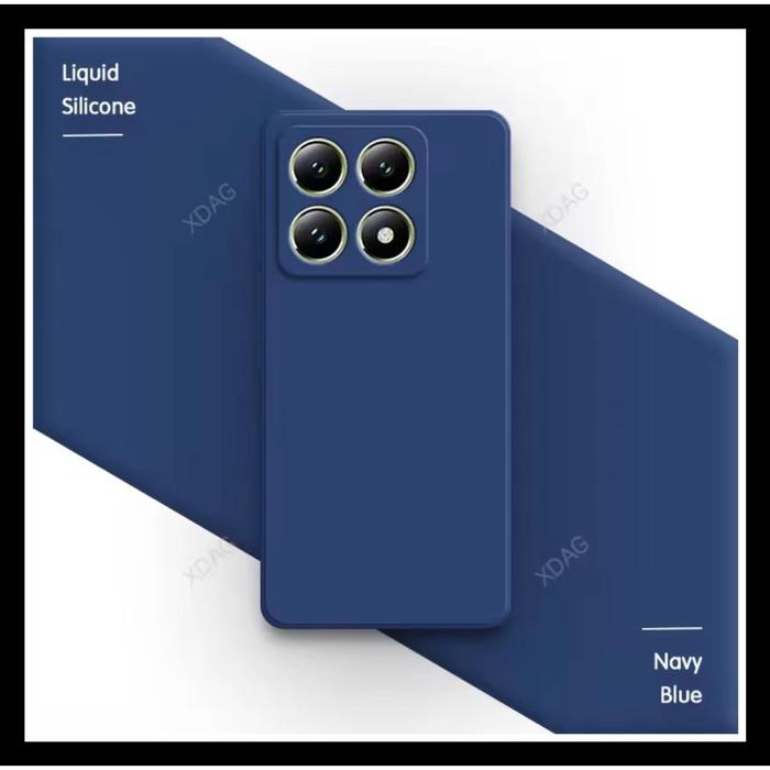 Gambar Xiaomi 14T / Mi 14T Pro 5G Silicone Liquid Rubber Original Casing Soft Case Cover Silikon Microfiber - BIRU NAVY., XIAOMI 14T PRO dari Case Thebest undefined Tokopedia
