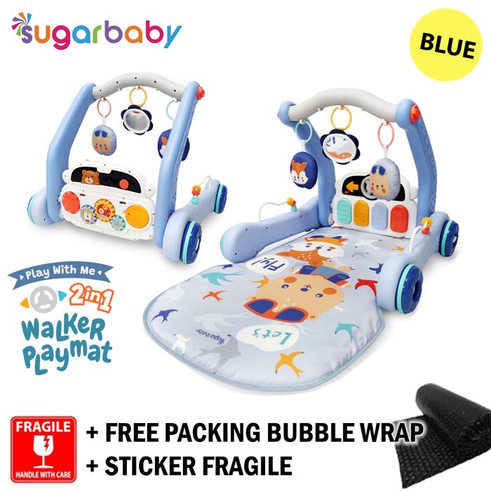 Gambar Sugar Baby Mini Car Baby Walker Sugarbaby Mainan Bayi Dorong Baby Push Walker Dengan Pemberat - 2in1 PME BLUE dari Babylio Shop undefined Tokopedia