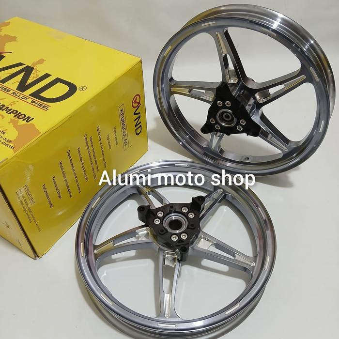 Gambar vnd velg racing bintang laut yamaha nmax new nmax neo turbo nmax old ring 14 - titanium, nmax old dari alumi moto shop undefined Tokopedia