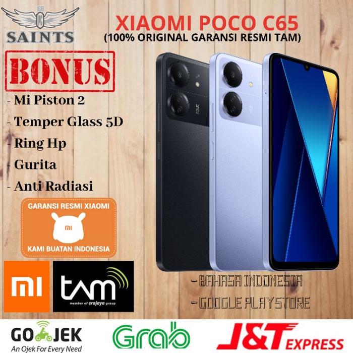 Gambar Xiaomi Poco C65 NFC Ram 8GB Rom 256GB 6/128 8/256 Garansi Resmi TAM - Poco C65, 6/128GB NoBonus dari New Collection 99 undefined Tokopedia
