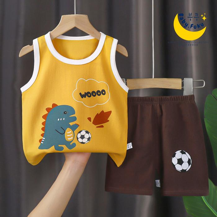Gambar KAOS OBLONG BAYI / SETELAN OBLONG BAJU BAYI / SETELAN BAJU OBLONG ANAK - Orange Dino Bal, 90 (1-2Th) dari Baby.Fuku undefined Tokopedia