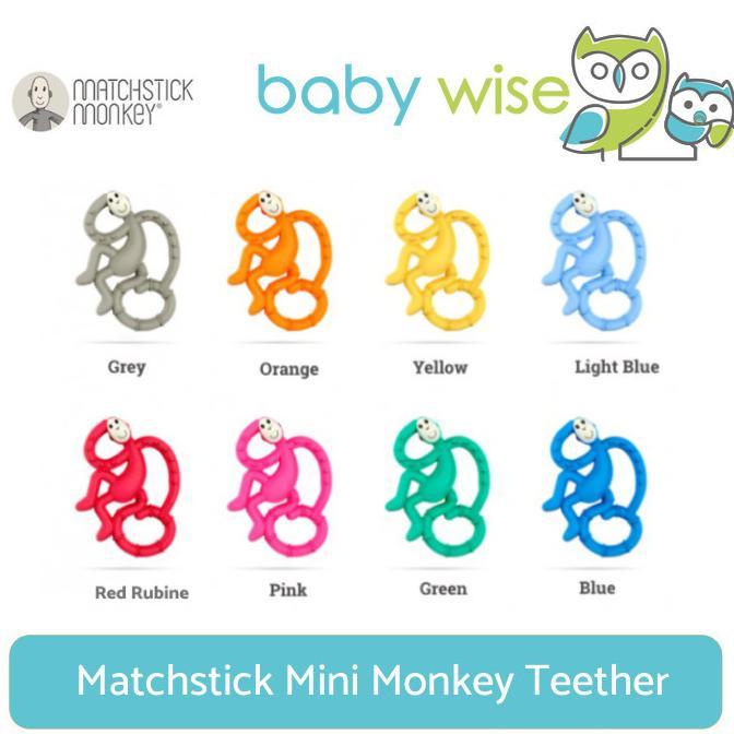 Gambar Matchstick Mini Monkey Teether #Gratisongkir - Blue dari toyok garage undefined Tokopedia
