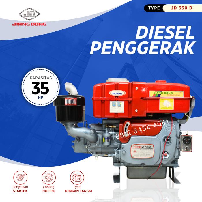 Gambar JIANGDONG ZH 1135 D Mesin Diesel 35 hp Hopper Stater / 35 PK JD330 - JD 330 D / 35HP dari Engineering Machine undefined Tokopedia