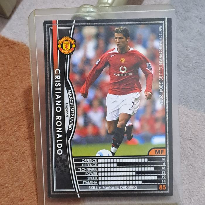 2004-05 panini WCCF Cristiano Ronaldo PSA 8 MINT クリスティアーノ