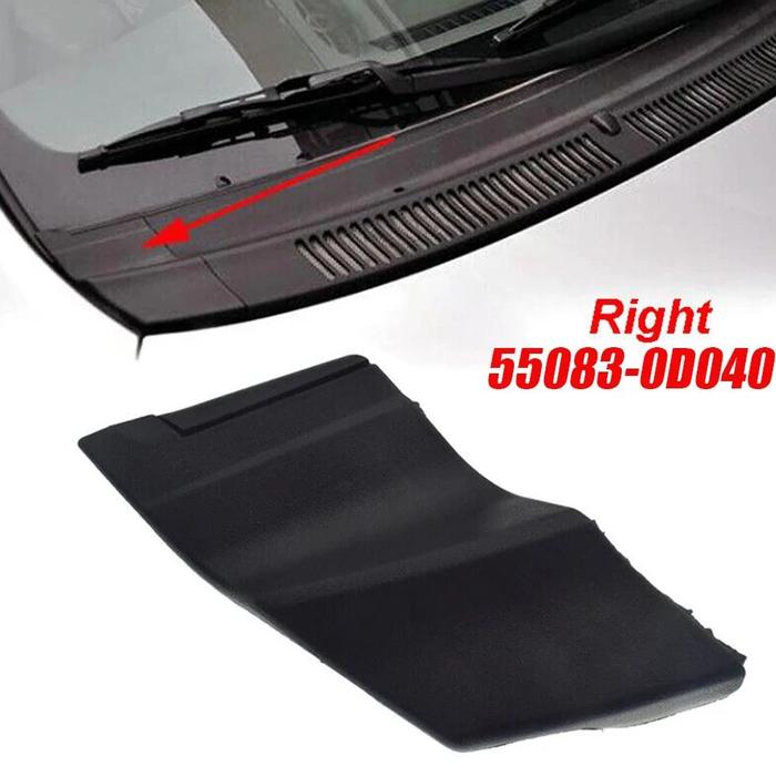 Gambar NEW CAR FRONT WINDSHIELD WRAP CORNER TRIM WIPER COWL COVER LEFT RIGHT FOR TOYOTA FOR YARIS 2006-10 55083-0D040 55084-0D010 - Right, CHINA dari Jajala Shop undefined Tokopedia