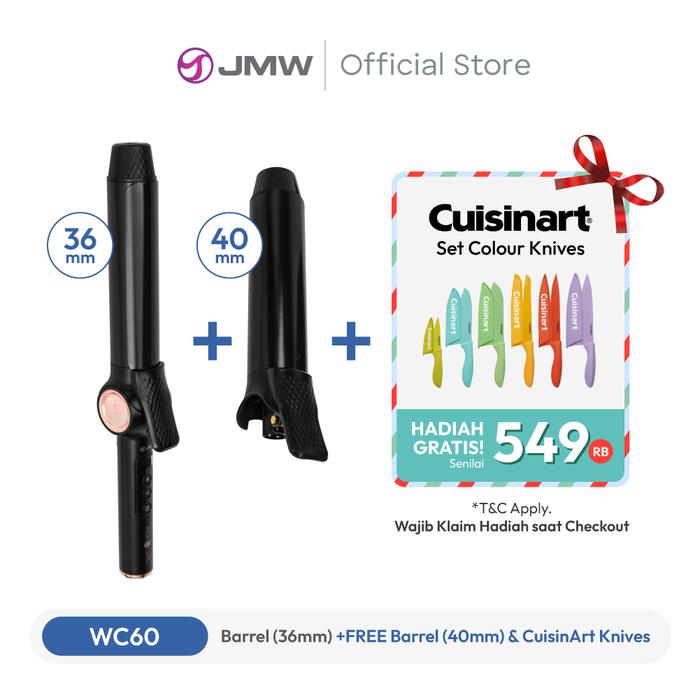 Gambar JMW Pick and Curl - WC 60 - FREE Barrel / Curling Iron - 36mm + 40mm dari JMW Indonesia undefined Tokopedia