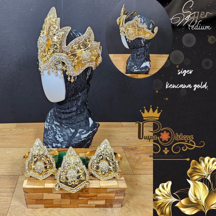 Gambar siger sunda medium siger pengantin siger sunda mahkota sunda - kencana gold dari puspaolshops undefined Tokopedia