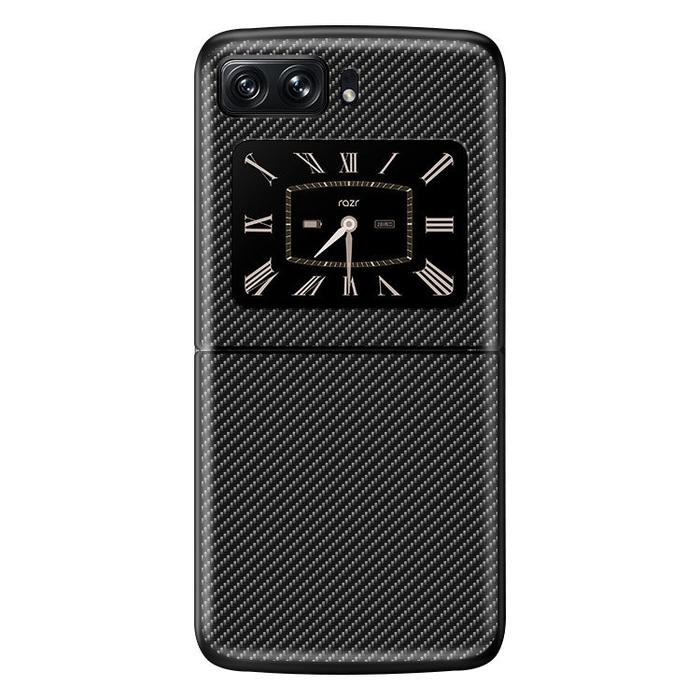 Gambar Motorola Razr 5G 2020 / Razr 2022 / 40 Ultra / 50 Ultra Premium Carbon Fiber Leather Hard Cover - Razr 2022 dari Gadget Deus 777 undefined Tokopedia