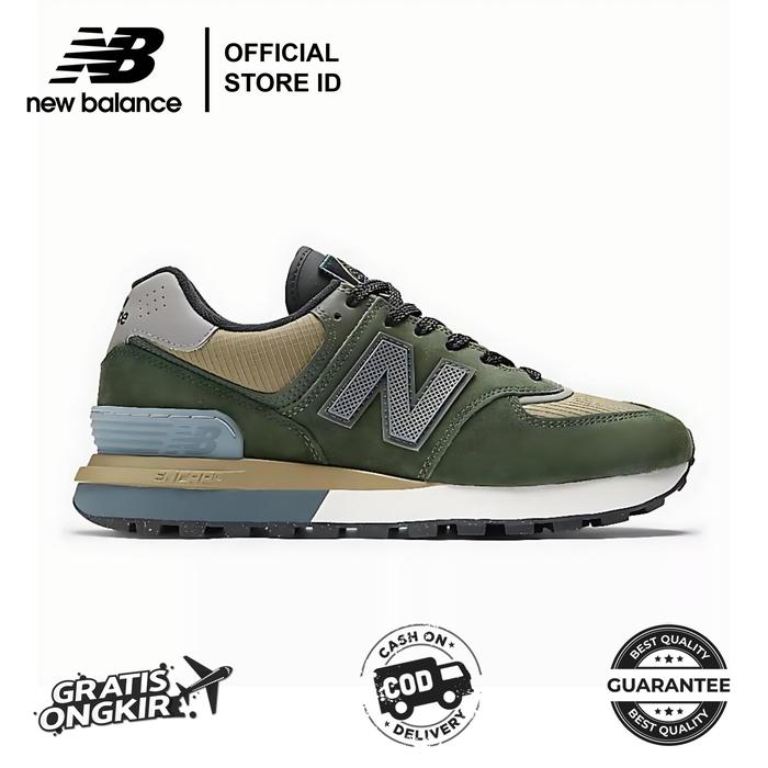 574 Sport New Balance 574 Dark Covert Green Promo SEPATU NB NEW