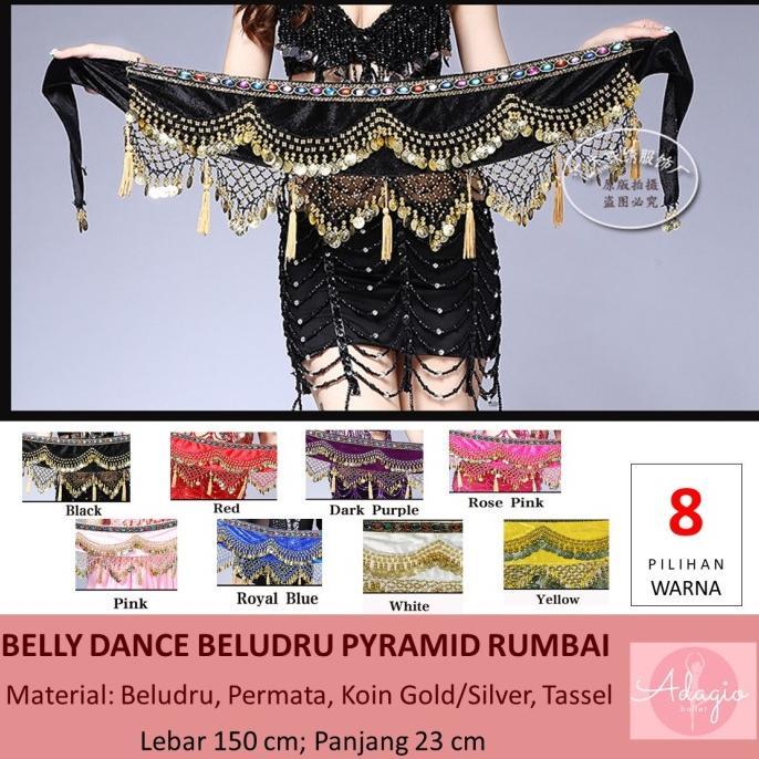 Gambar 100% NEW ROK BELLY DANCE SELENDANG BELLY DANCE DANSA TARI PERUT CELANA ALADIN HAPPY SHOPING - Merah dari Tratanta Jaya Shop undefined Tokopedia