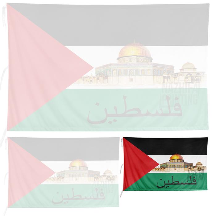 Gambar Nazhifa Printing - Bendera Palestina, Bahan Peles, Ukuran Kecil Besar, 1 sisi - 36x54 kecil dari Nazhifa printing undefined Tokopedia