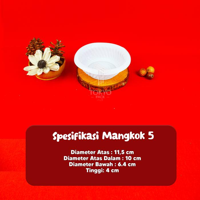 Gambar MANGKOK MAKAN PLASTIK Sekali Pakai / Mangkok PESTA BERKUALITAS - 5 dari Tokyo Pack undefined Tokopedia